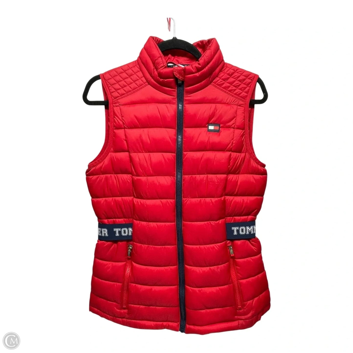 Vest Puffer & Quilted By Tommy Hilfiger In Red, Size: S