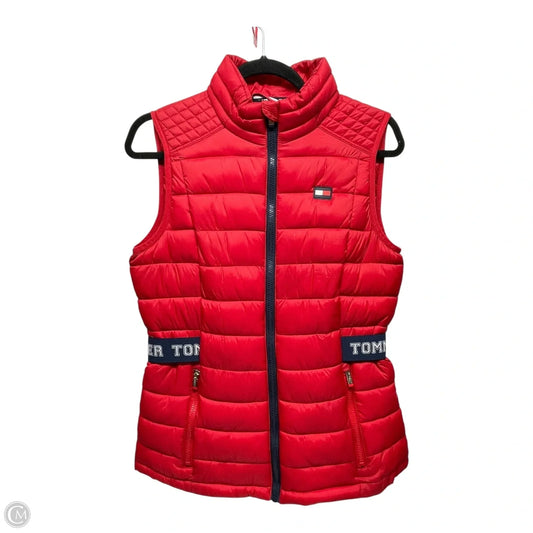 Vest Puffer & Quilted By Tommy Hilfiger In Red, Size: S