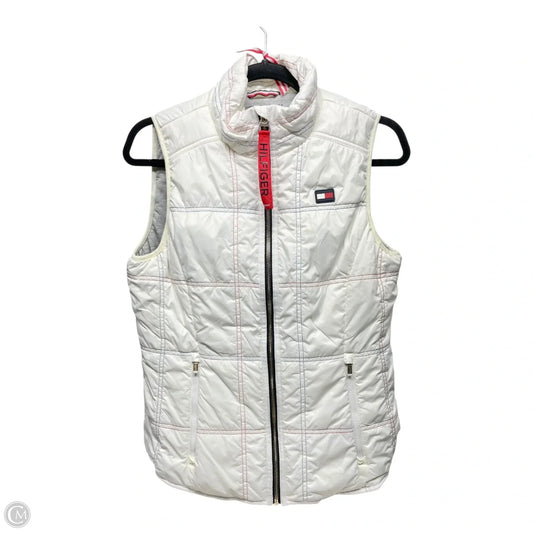 Vest Puffer & Quilted By Tommy Hilfiger In White, Size: S