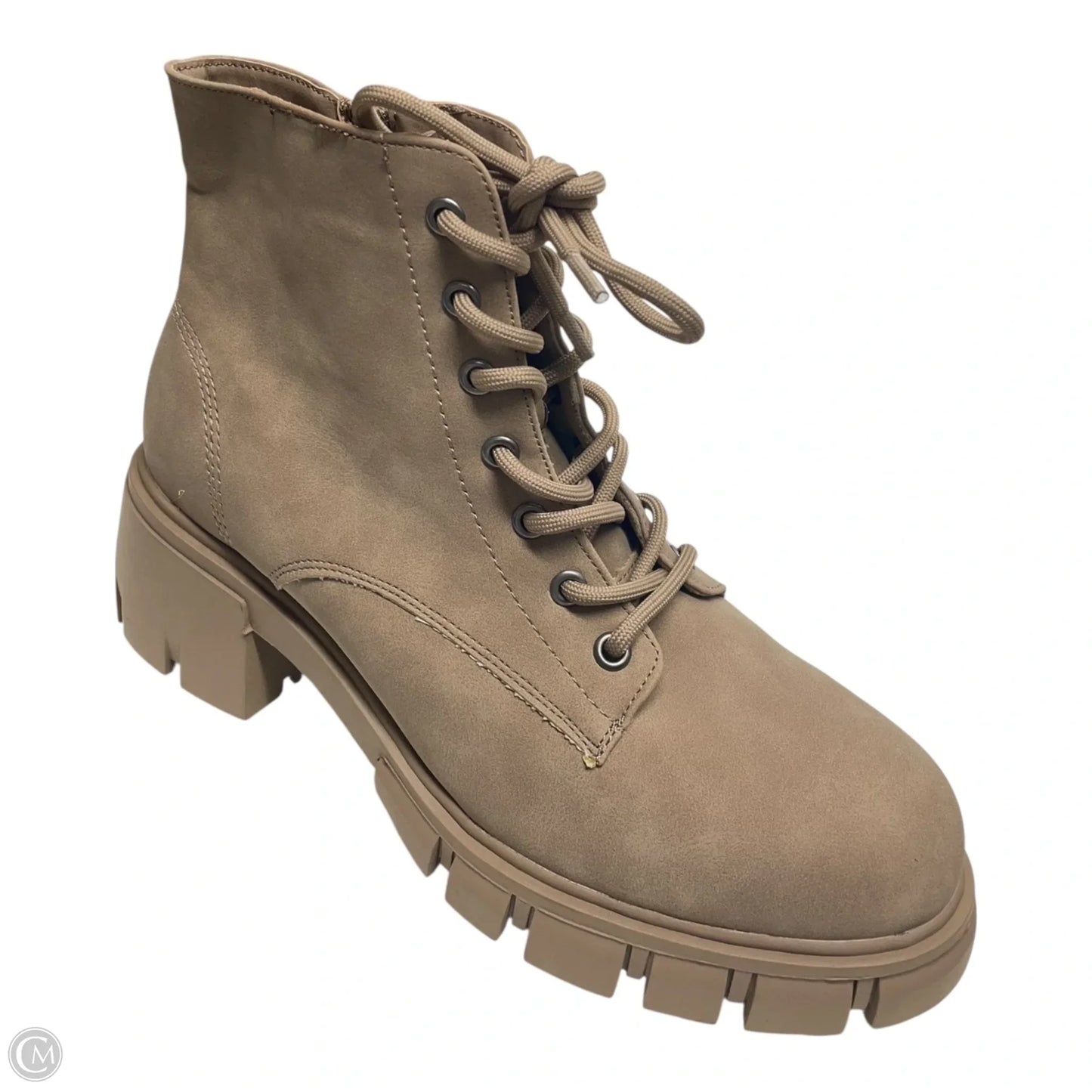 Boots Combat By Mia In Tan, Size: 9