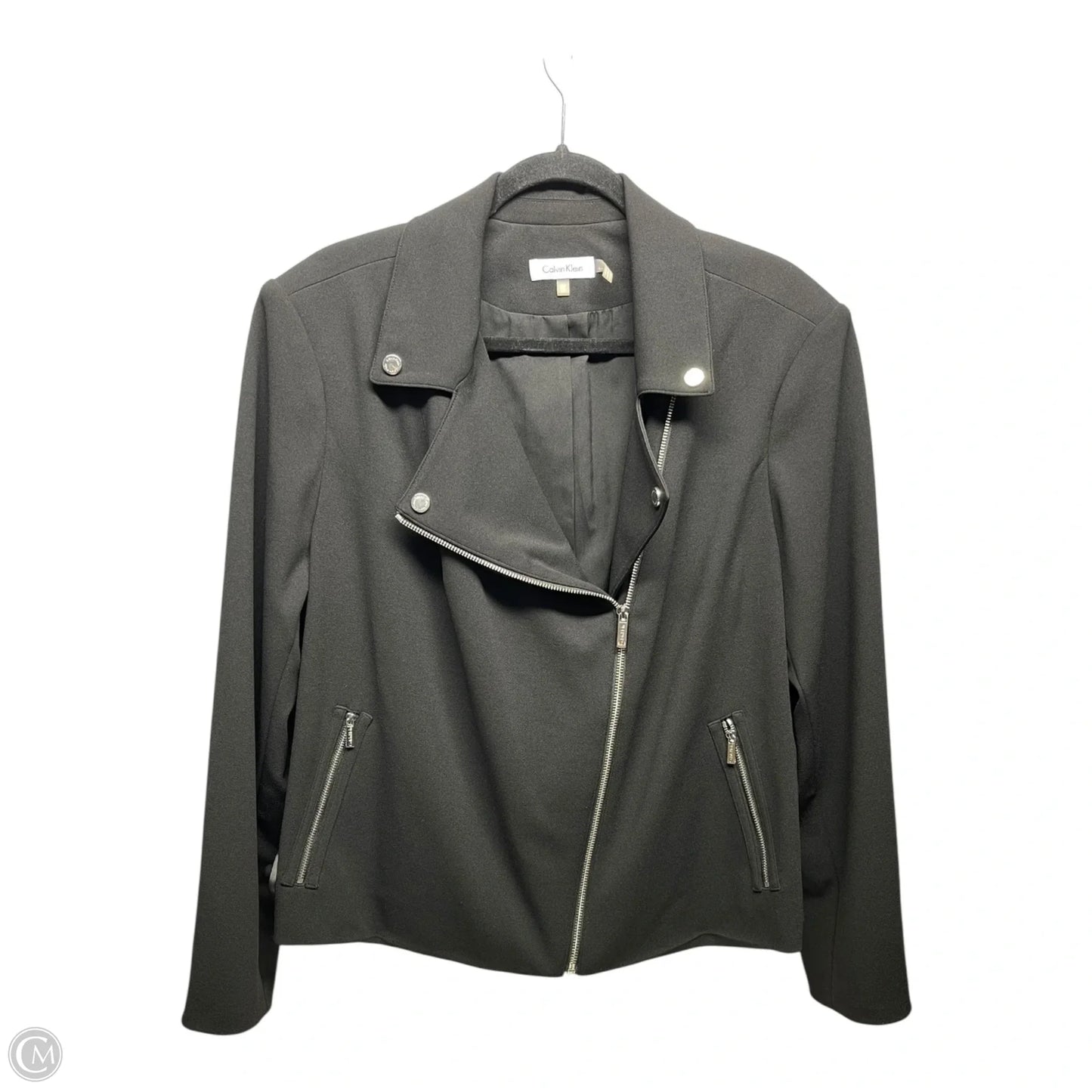 Blazer By Calvin Klein In Black, Size: 18