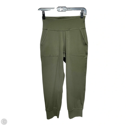 Athletic Leggings By Lululemon In Green, Size: 4