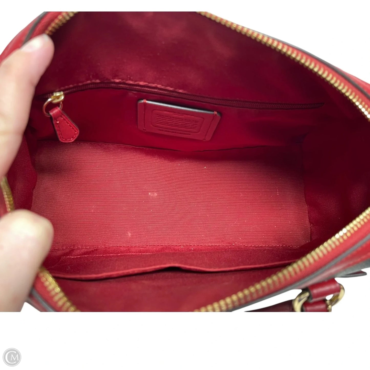 Crossbody Designer By Coach, Size: Medium