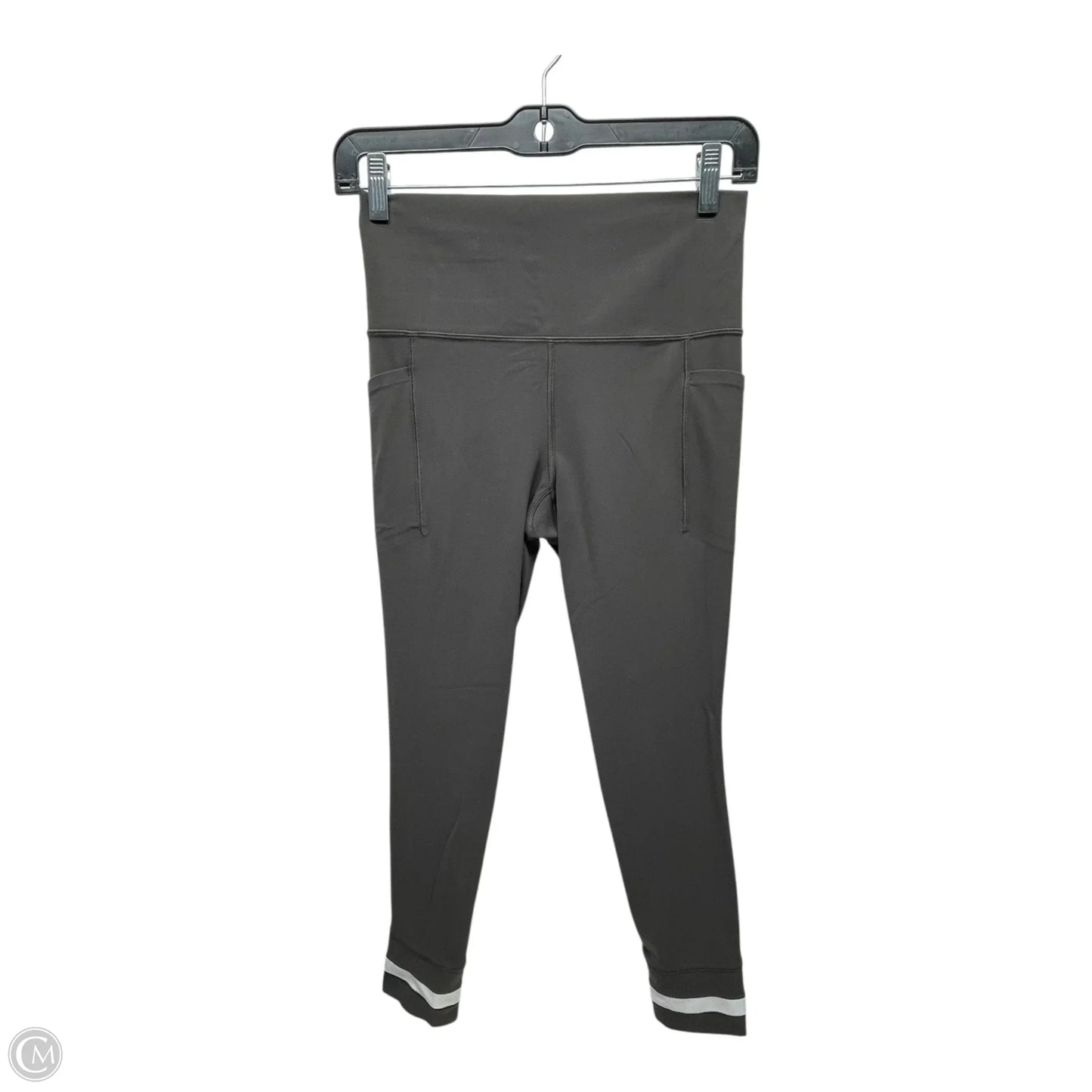 Athletic Leggings By Athleta In Grey, Size: S