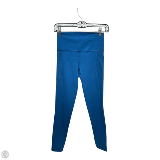 Athletic Leggings By Athleta In Blue, Size: Xs