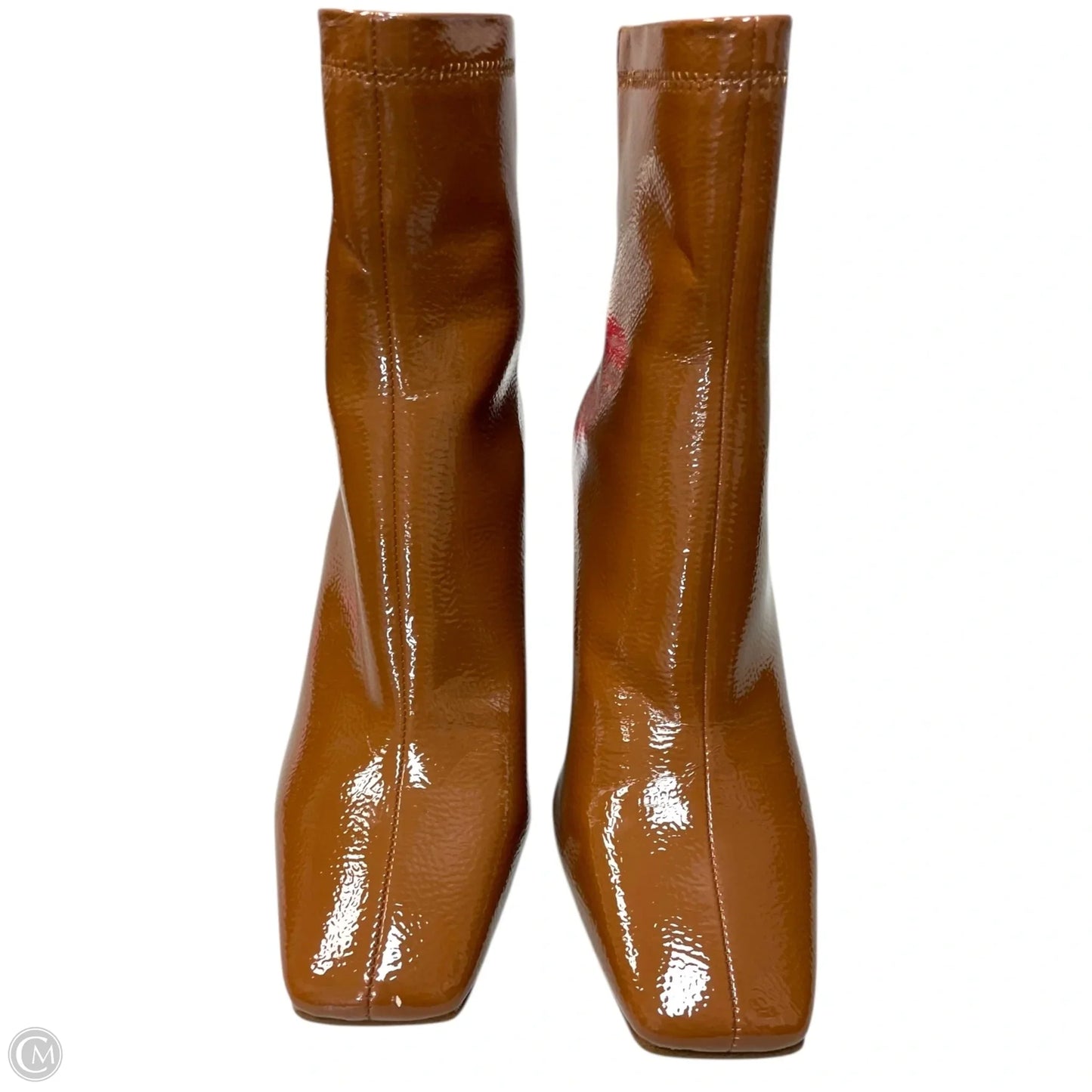 Boots Ankle Heels By Steve Madden In Brown, Size: 7.5