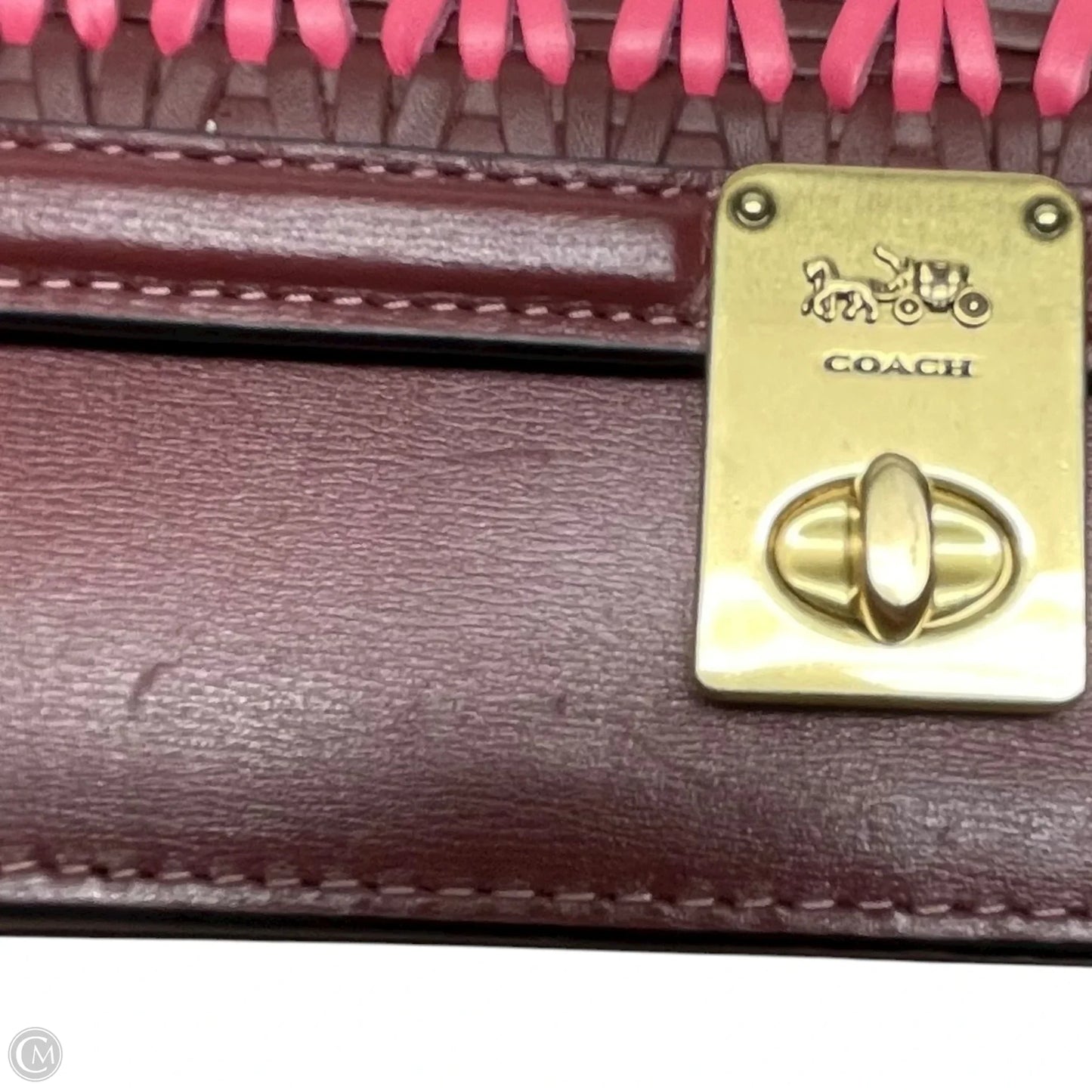 Crossbody Designer By Coach, Size: Small