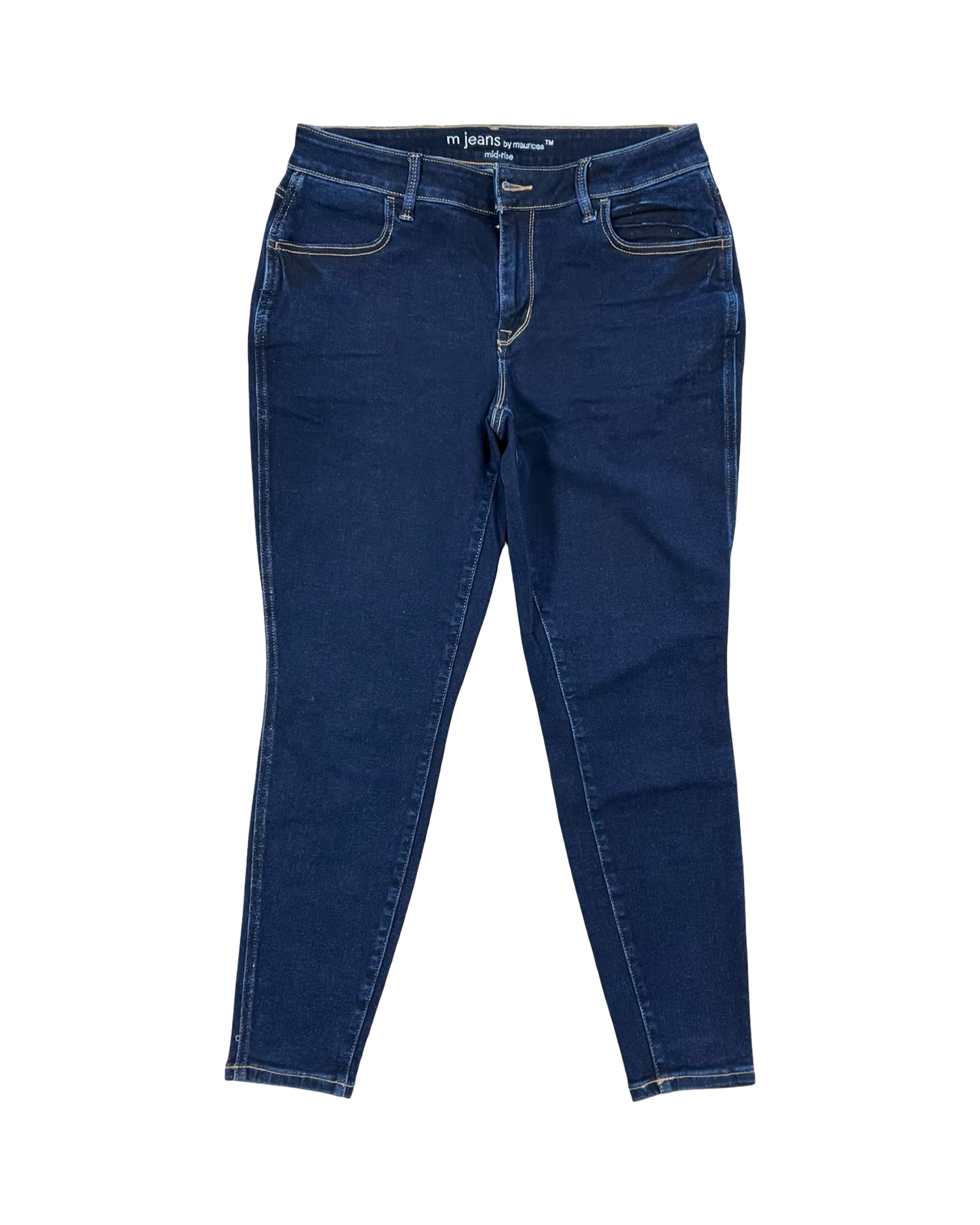 Jeans Skinny By Maurices In Blue Denim, Size:L
