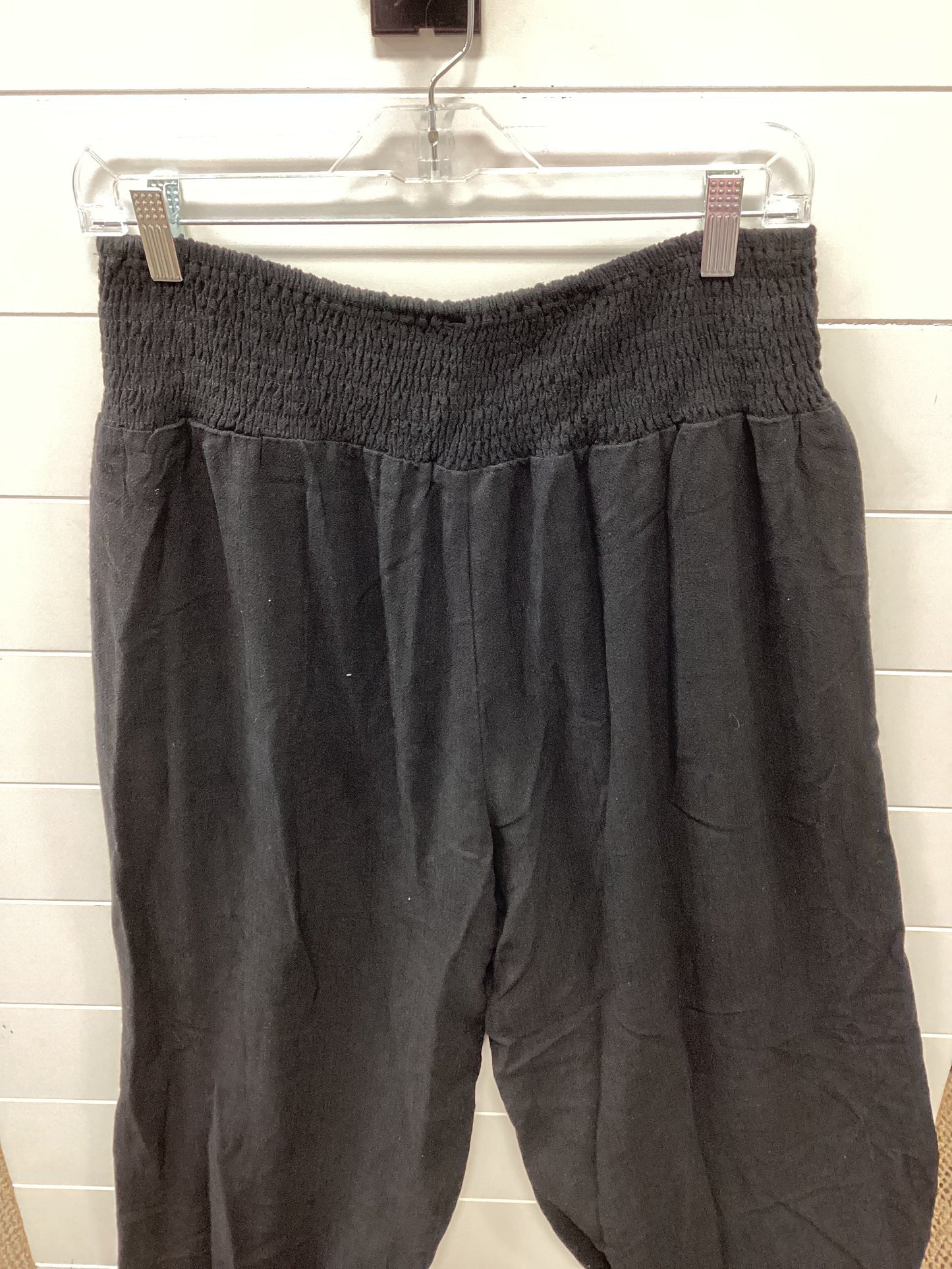 Pants Linen By Cmc In Black, Size:Xl