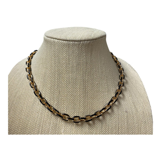 Necklace Chain By Simply Noelle In Black & Gold