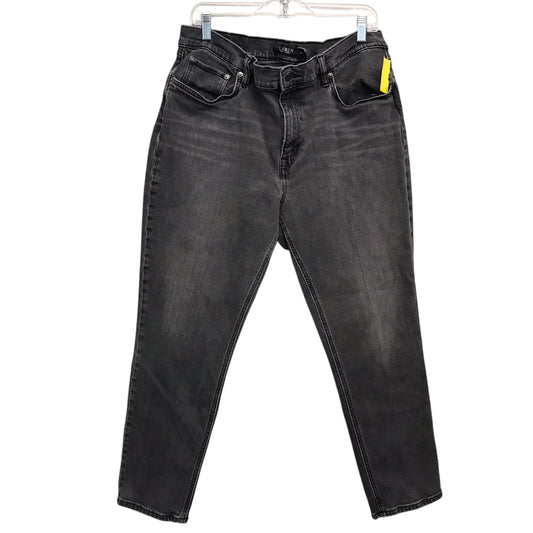 Jeans Straight By Ralph Lauren Black Label In Grey, Size:16