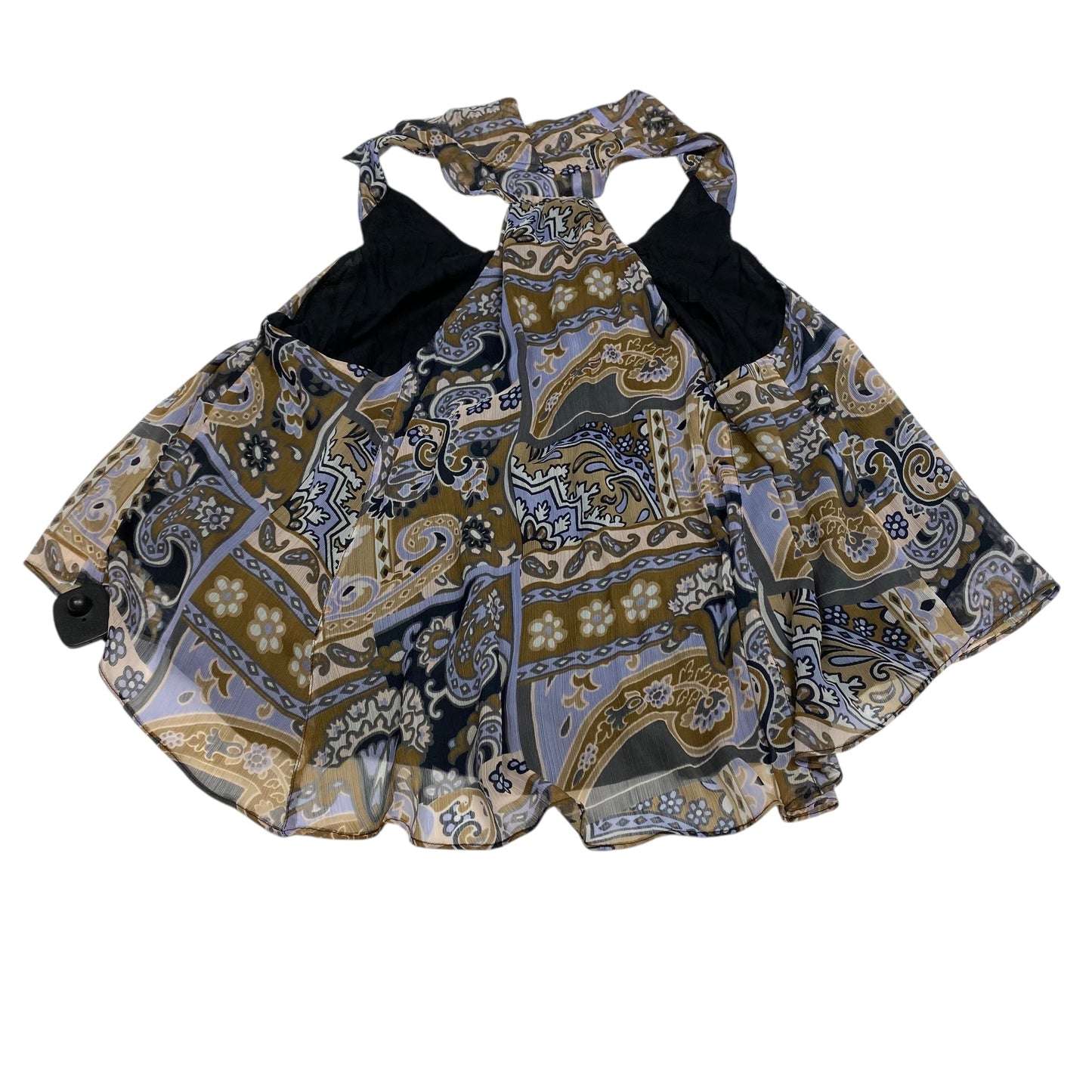 Top Sleeveless By Free People In Blue & Brown, Size:Xl