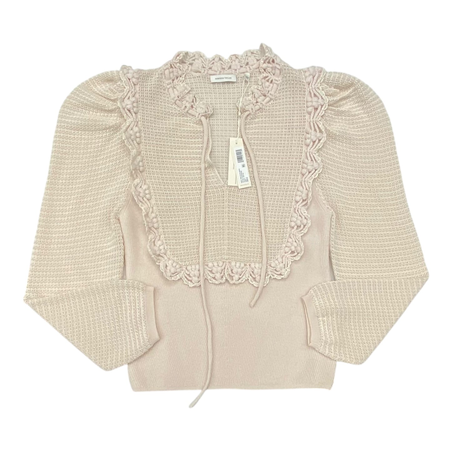Sweater By Rebecca Taylor In Pink, Size: L