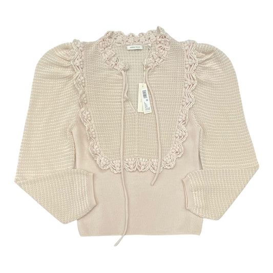 Sweater By Rebecca Taylor In Pink, Size: L