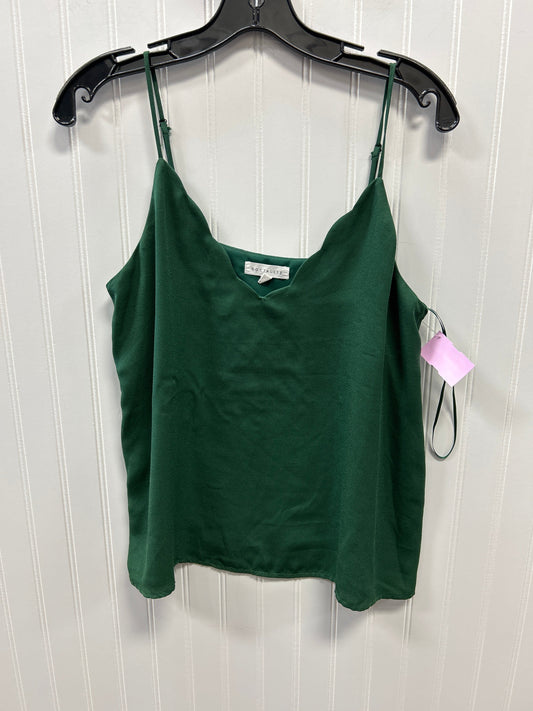 Top Sleeveless By Socialite In Green, Size:M