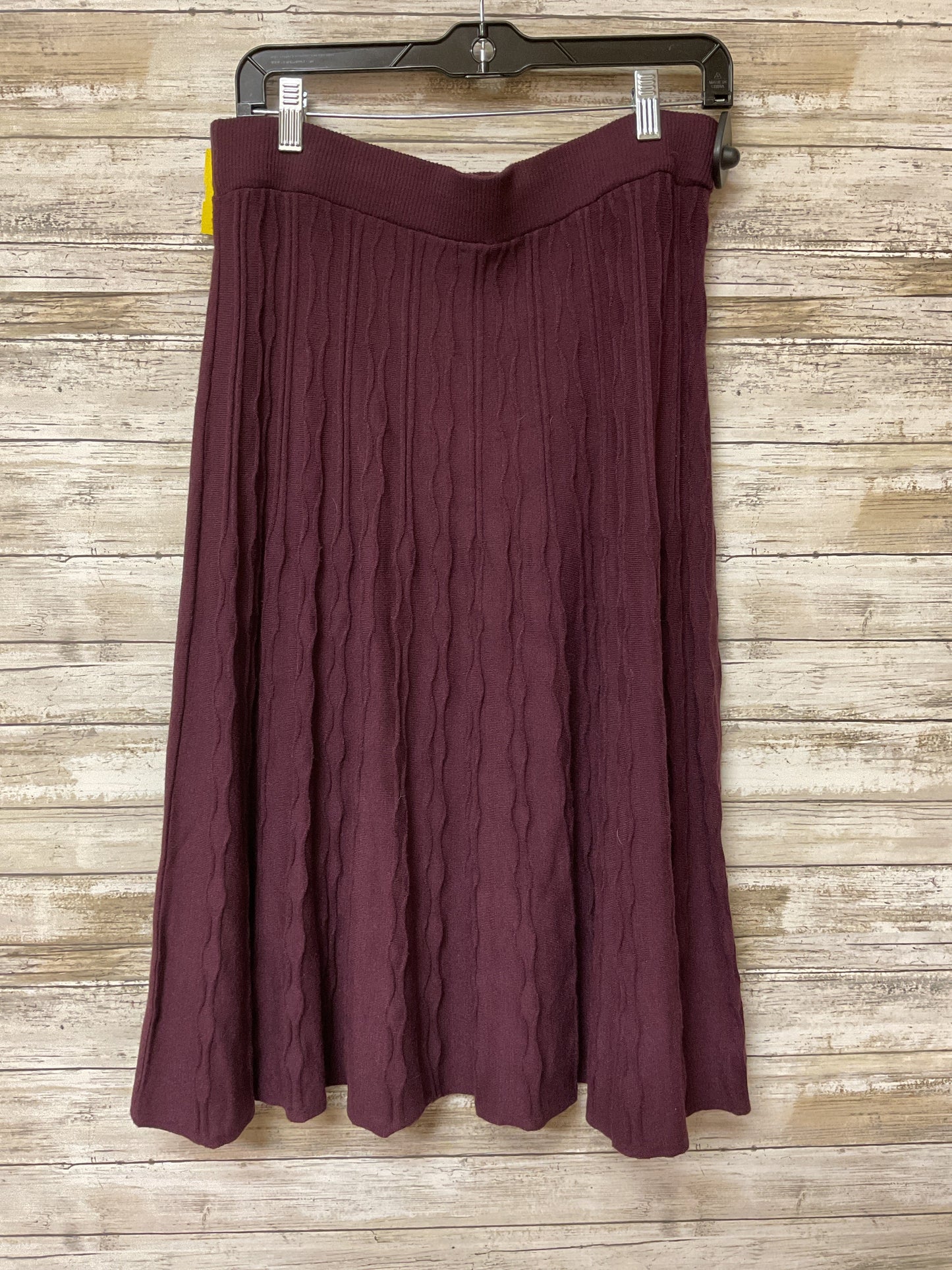 Skirt Midi By Cato In Purple, Size:Xl