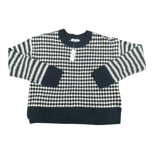 Sweater By Madewell In Black & Cream, Size:Xs
