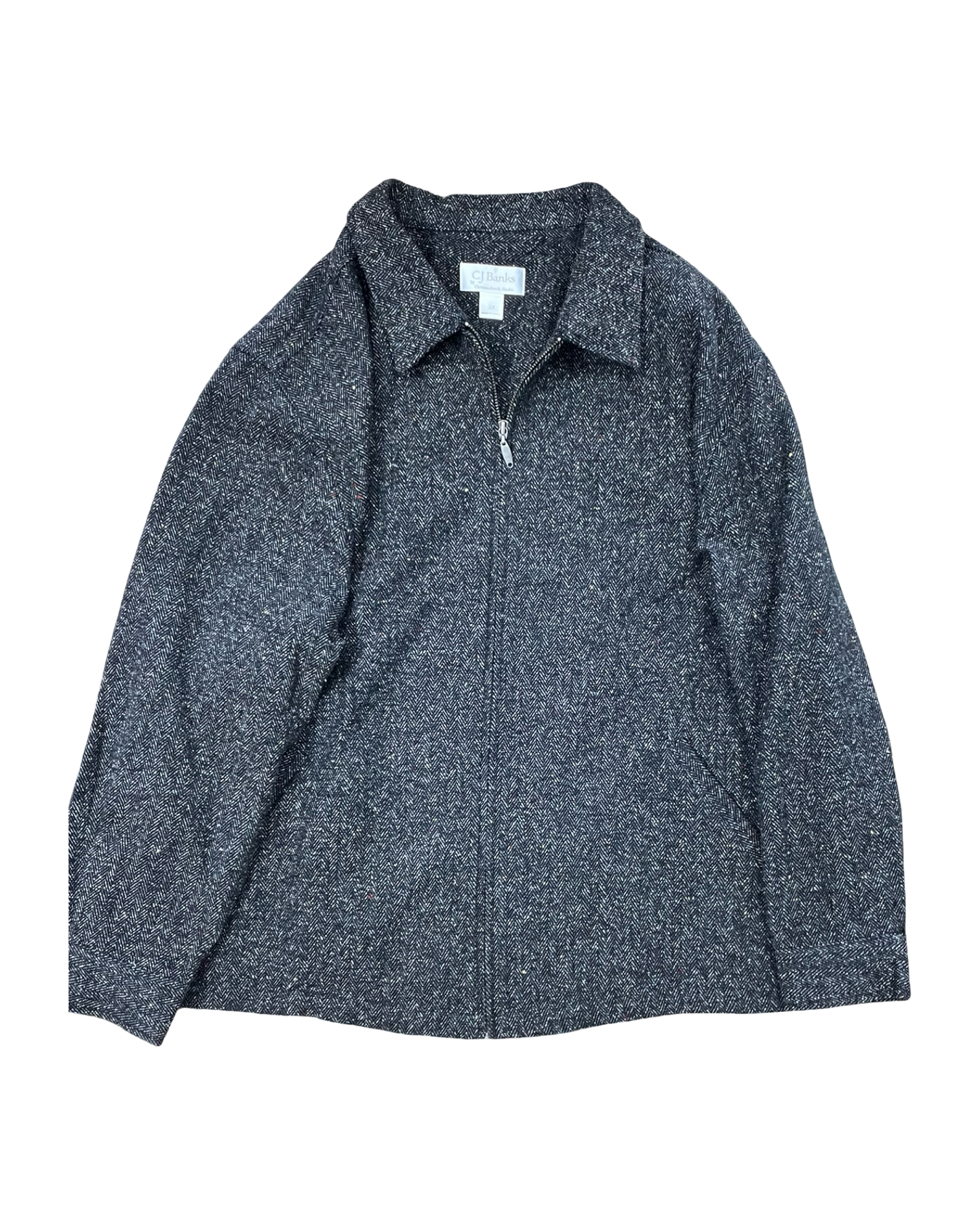 Jacket Other By Cj Banks In Black, Size:3X