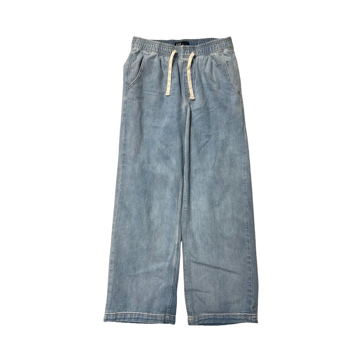 Jeans Wide Leg By Gap In Blue Denim, Size:S