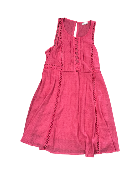 Dress Casual Midi By Hem & Thread In Red, Size:L