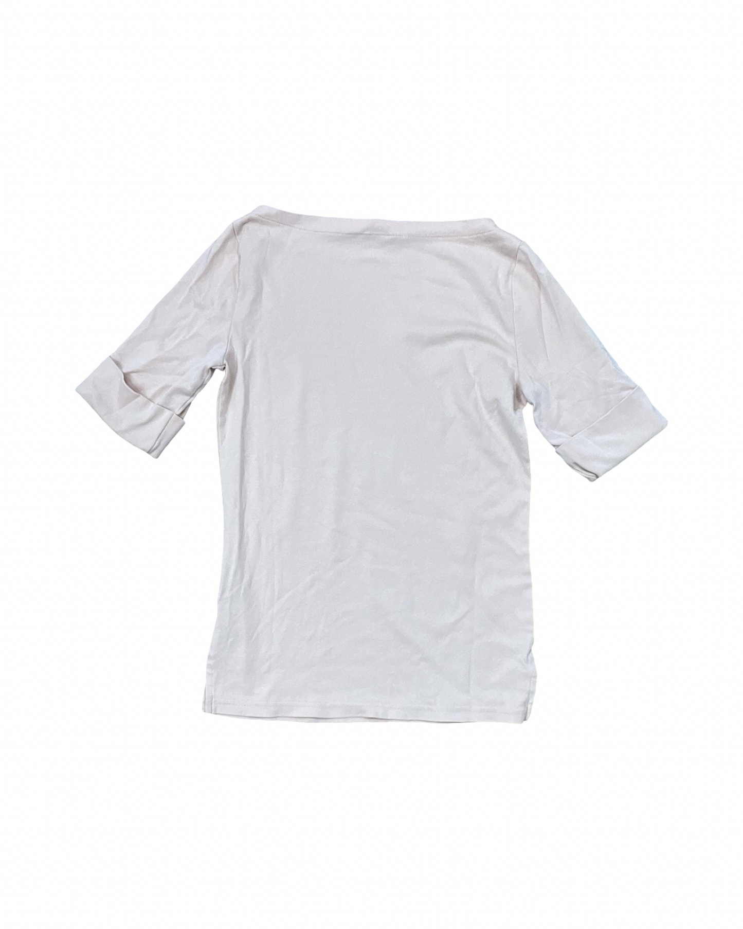 Top 3/4 Sleeve By Ralph Lauren In Peach, Size:S