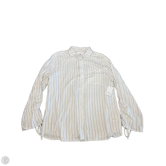 Top 3/4 Sleeve By Daily Thread In Striped Pattern, Size: L