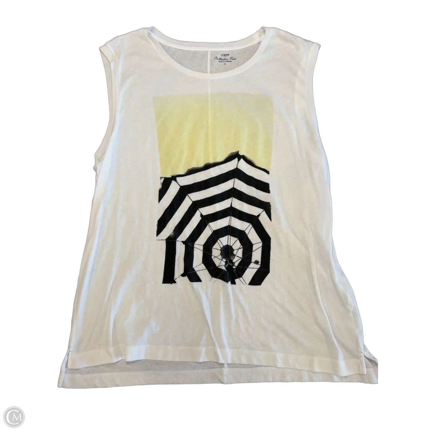 Tank Top By J. Crew In White, Size: Xl