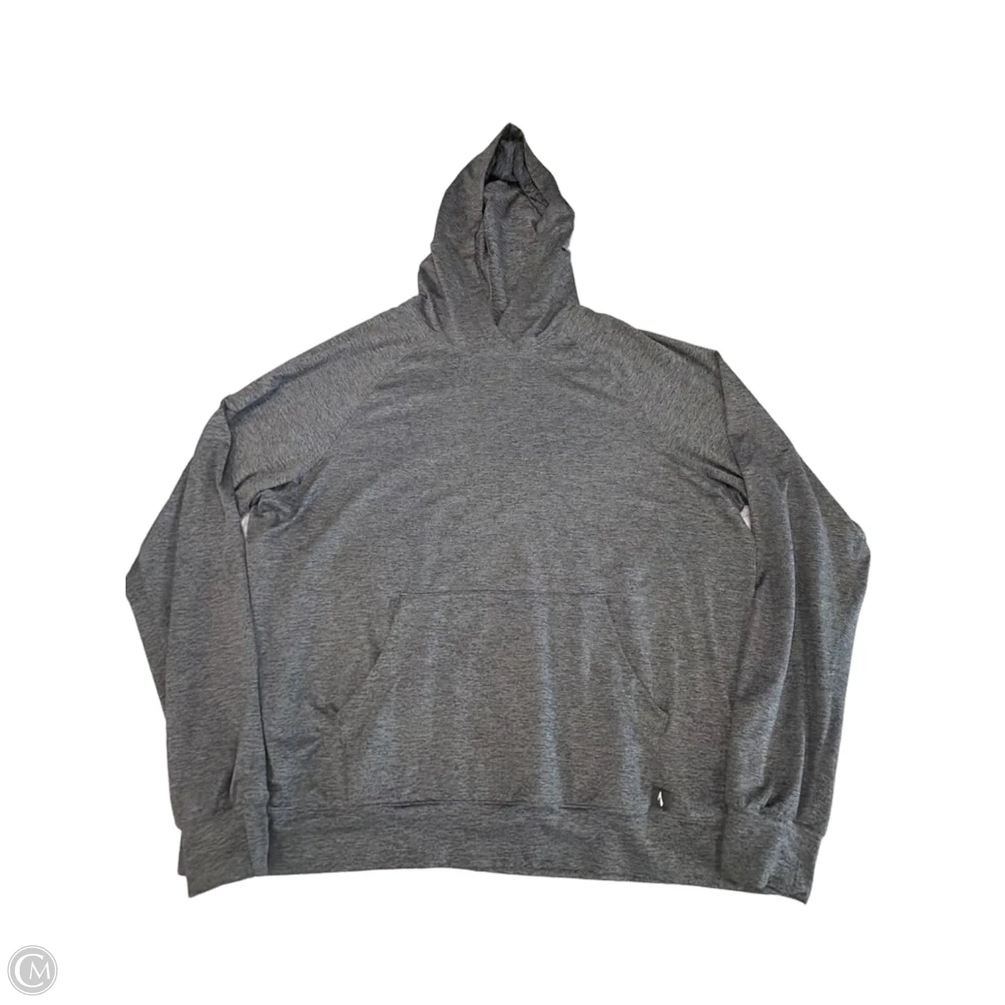 Athletic Top Long Sleeve Hoodie By Brooks In Grey, Size: Xl