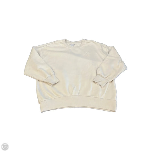 Sweatshirt Crewneck By Reebok In Tan, Size: Xl