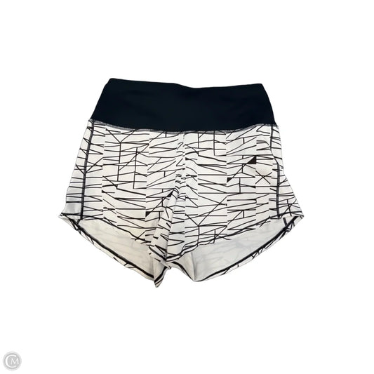 Athletic Shorts By Oiselle In Black & Cream, Size: S