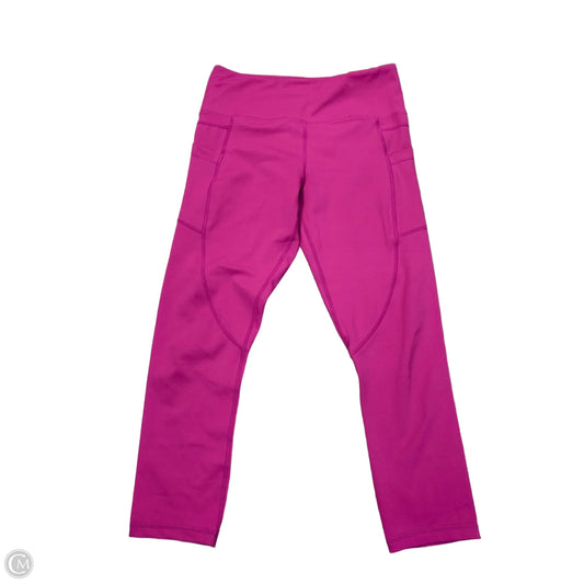 Athletic Leggings By Zyia In Pink, Size: M