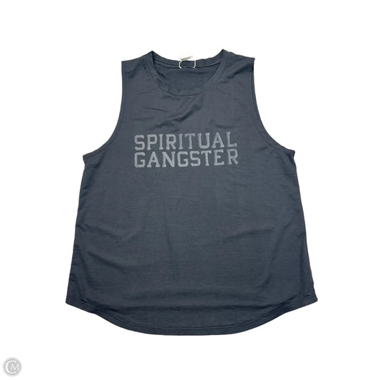 Athletic Tank Top By Spiritual Gangster In Black, Size: M