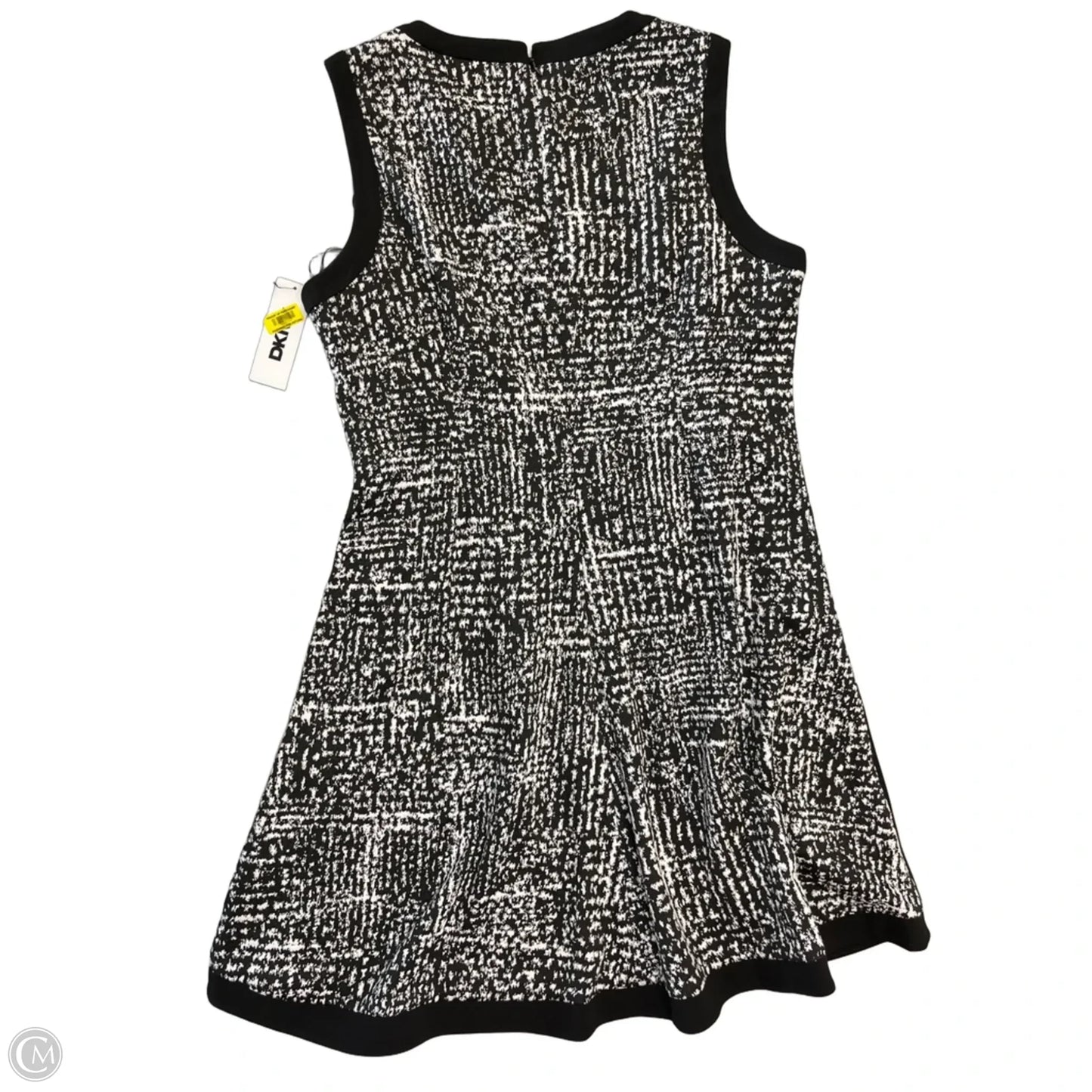 Dress Party Midi By Dkny In Black & White, Size: Xl