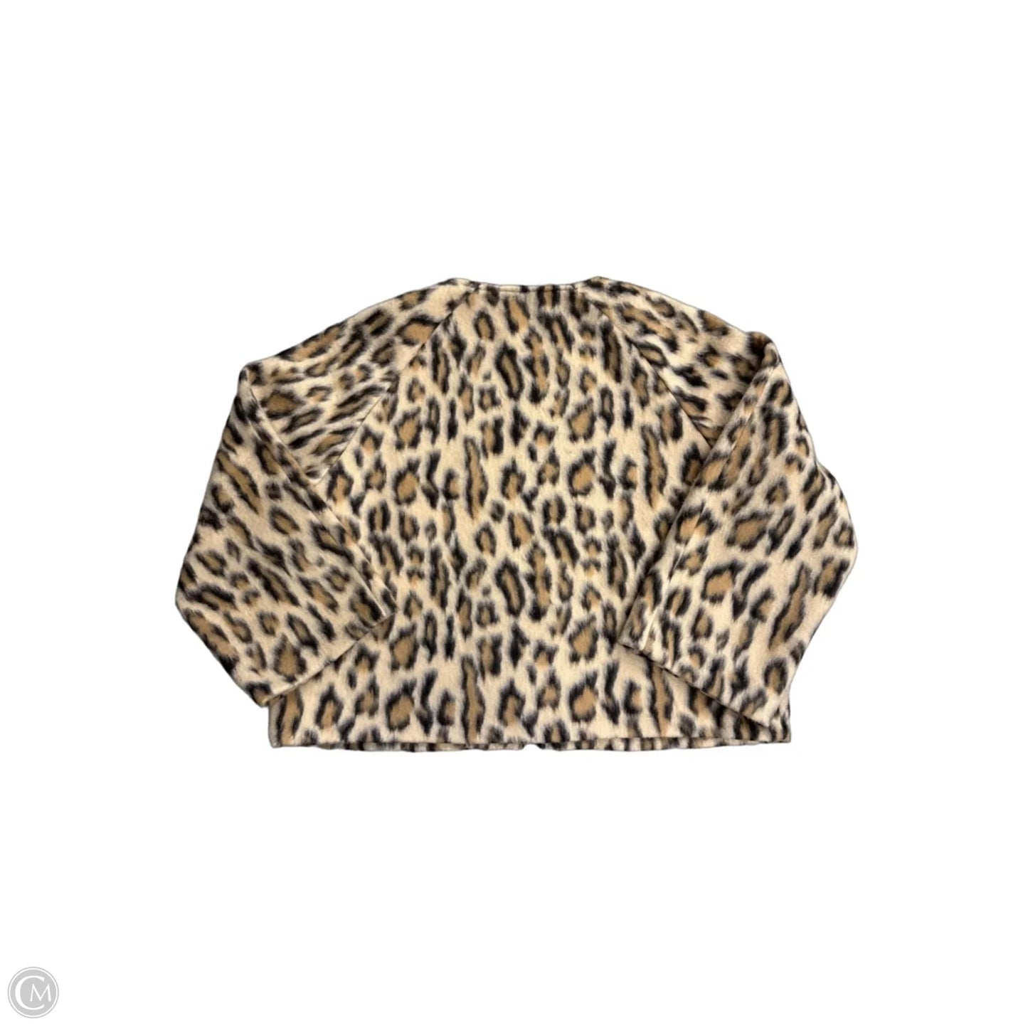 Cardigan By Anthropologie In Animal Print, Size: Osfm