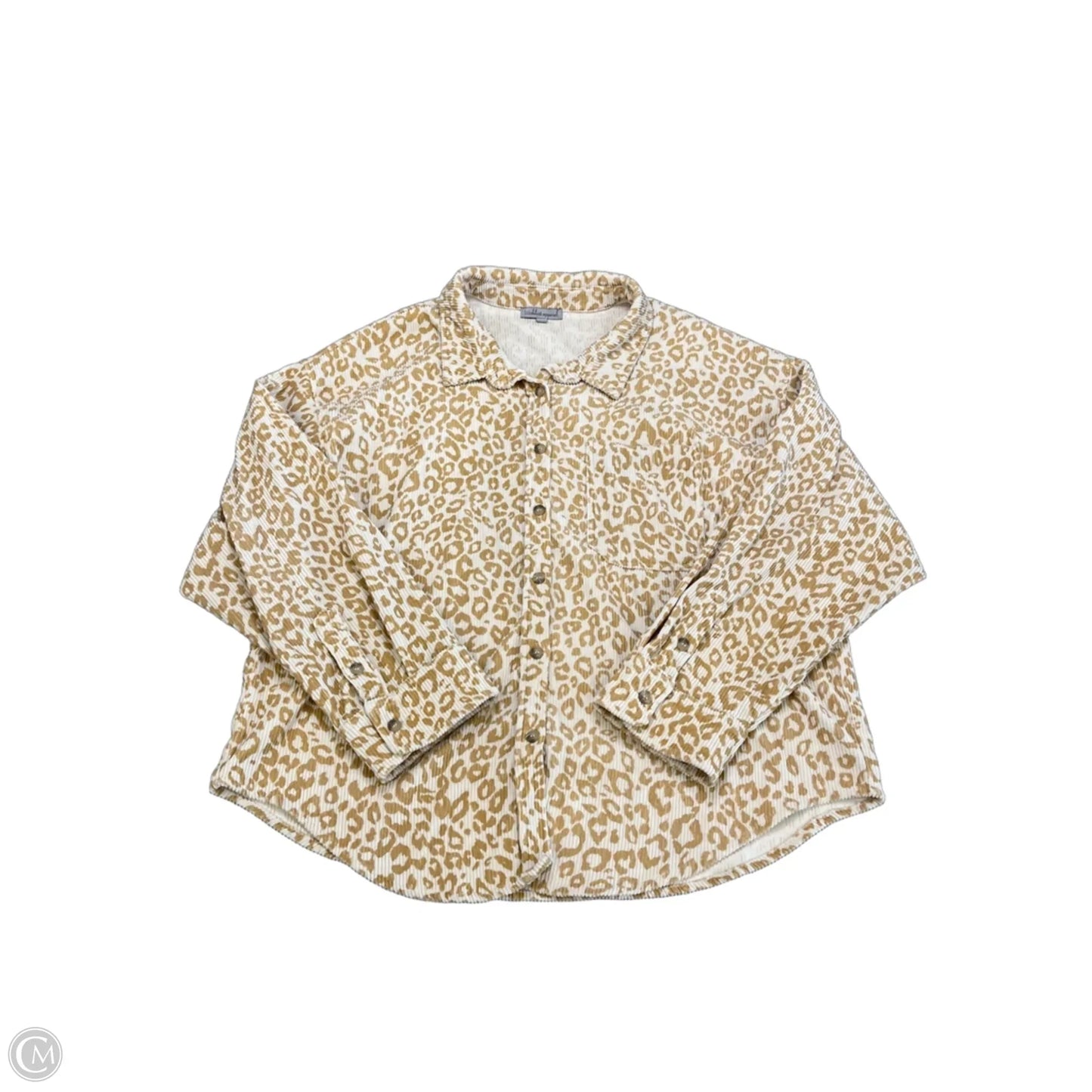 Jacket Shirt By Wishlist In Animal Print, Size: L