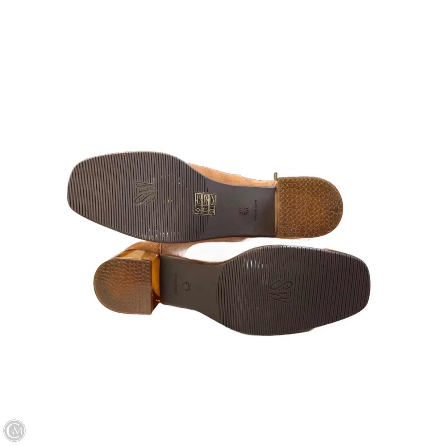 Boots Designer By Stuart Weitzman In Brown, Size: 7.5