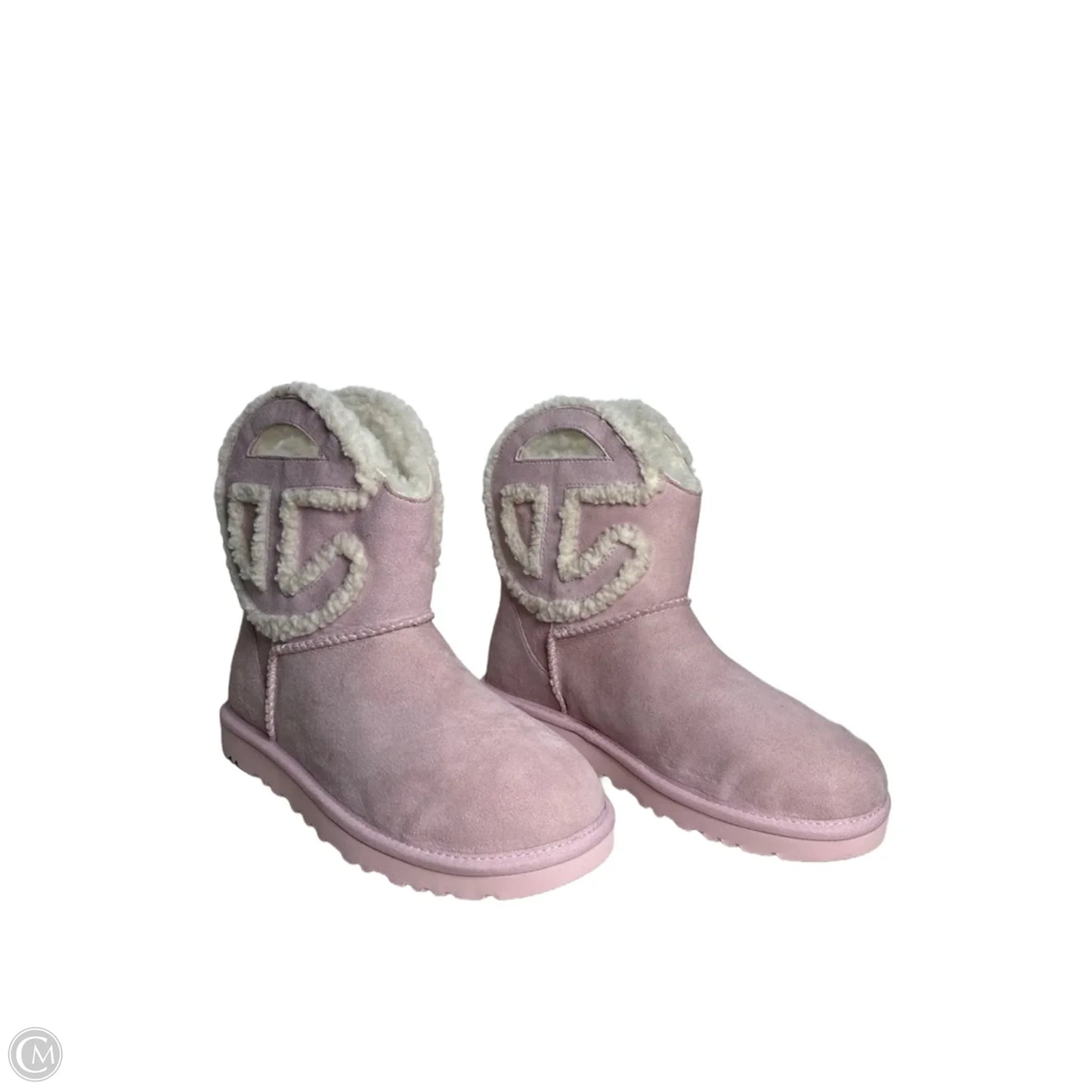 Boots Designer By Ugg In Pink, Size: 7