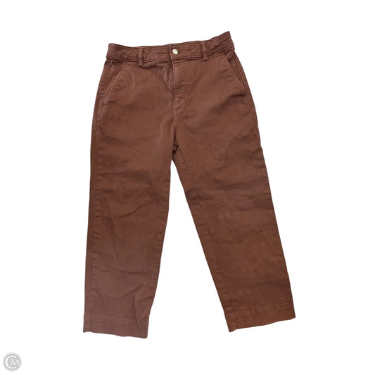 Jeans Cropped By Everlane In Brown, Size: 8