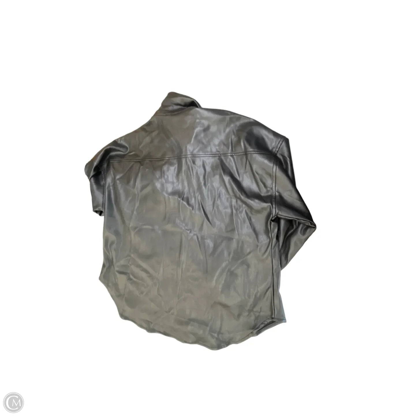 Jacket Shirt By Double Zero In Black, Size: M