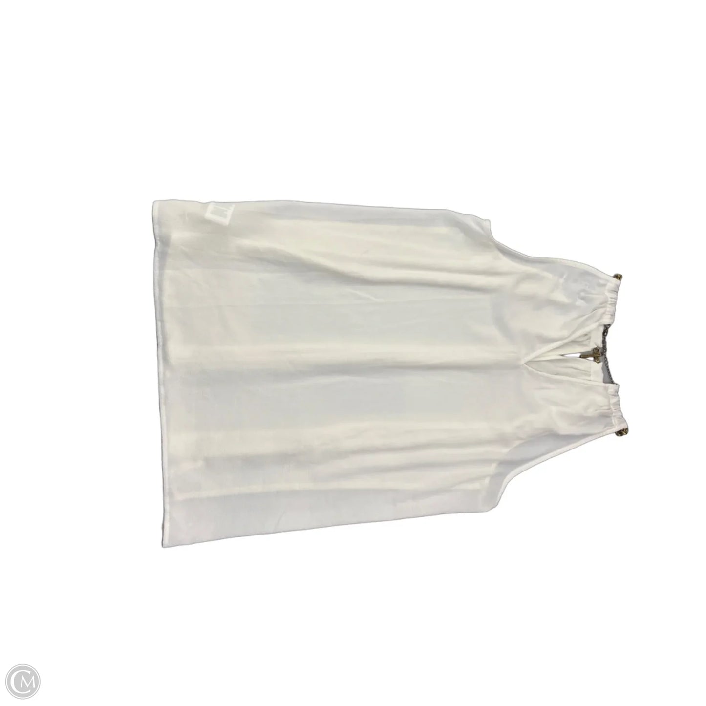 Tank Top By Michael By Michael Kors In White, Size: L