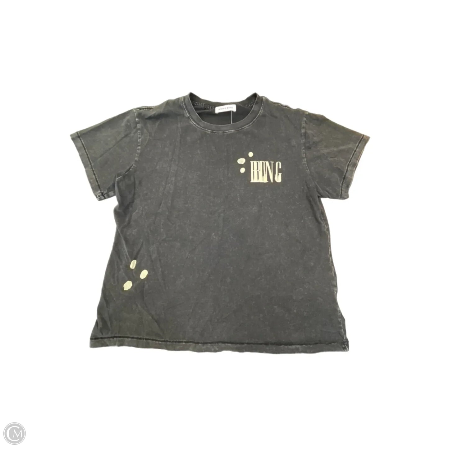 Top Short Sleeve Basic By Anine Bing In Black, Size: S