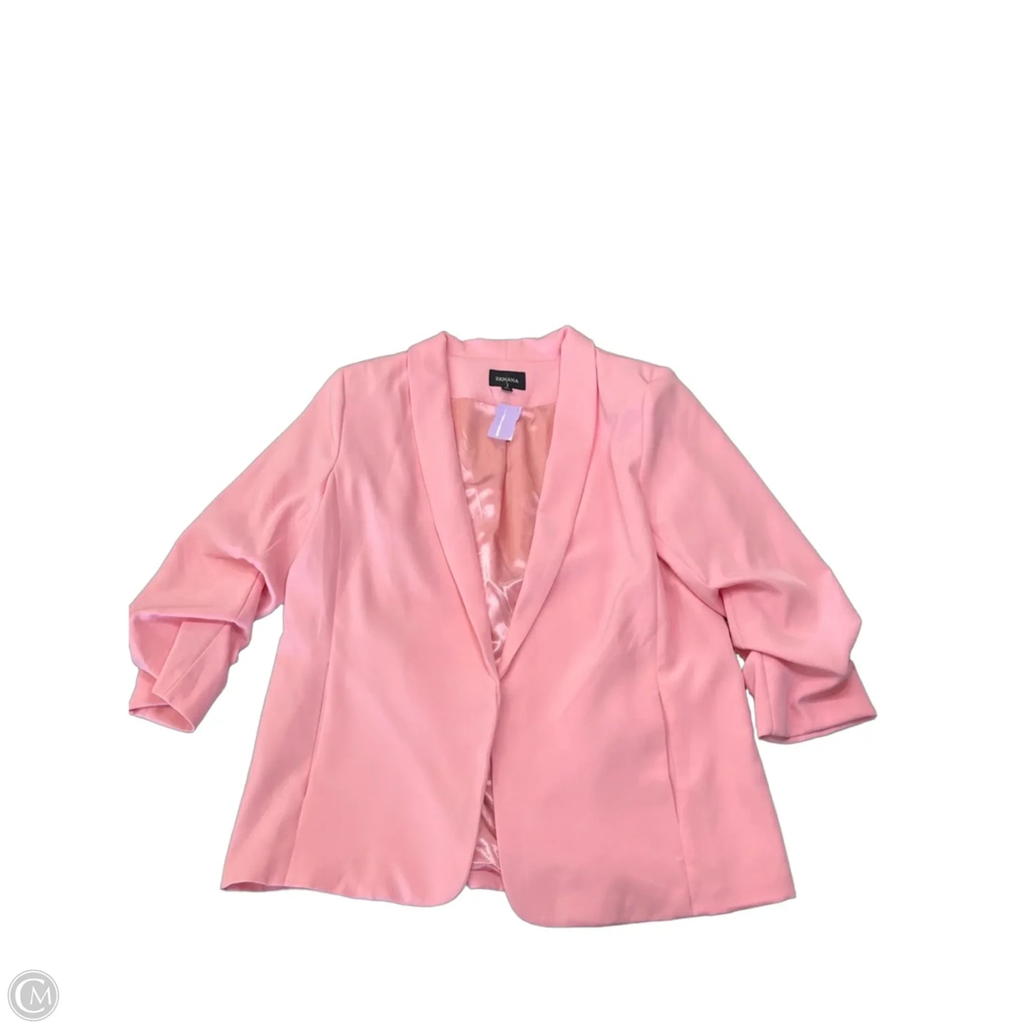 Blazer By Zenana In Pink, Size: Xl