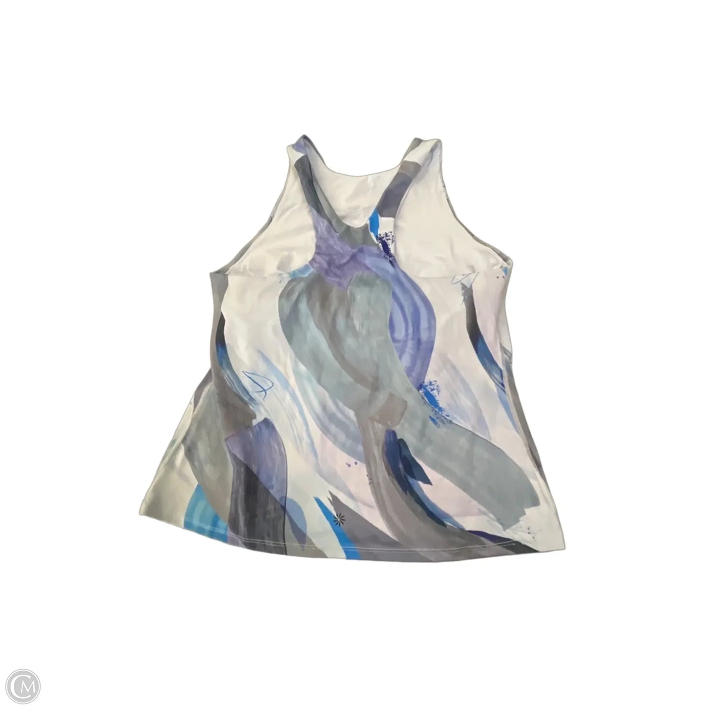 Athletic Tank Top By Athleta In Blue & Grey, Size: Xl