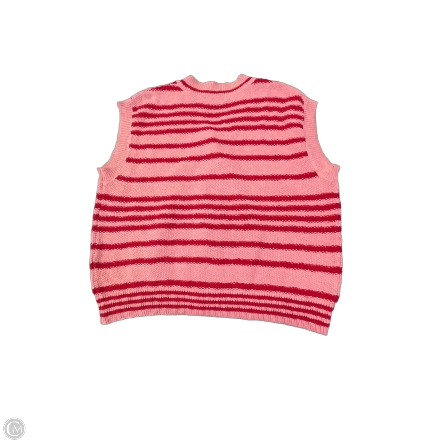 Vest Sweater By Talulah In Striped Pattern, Size: S