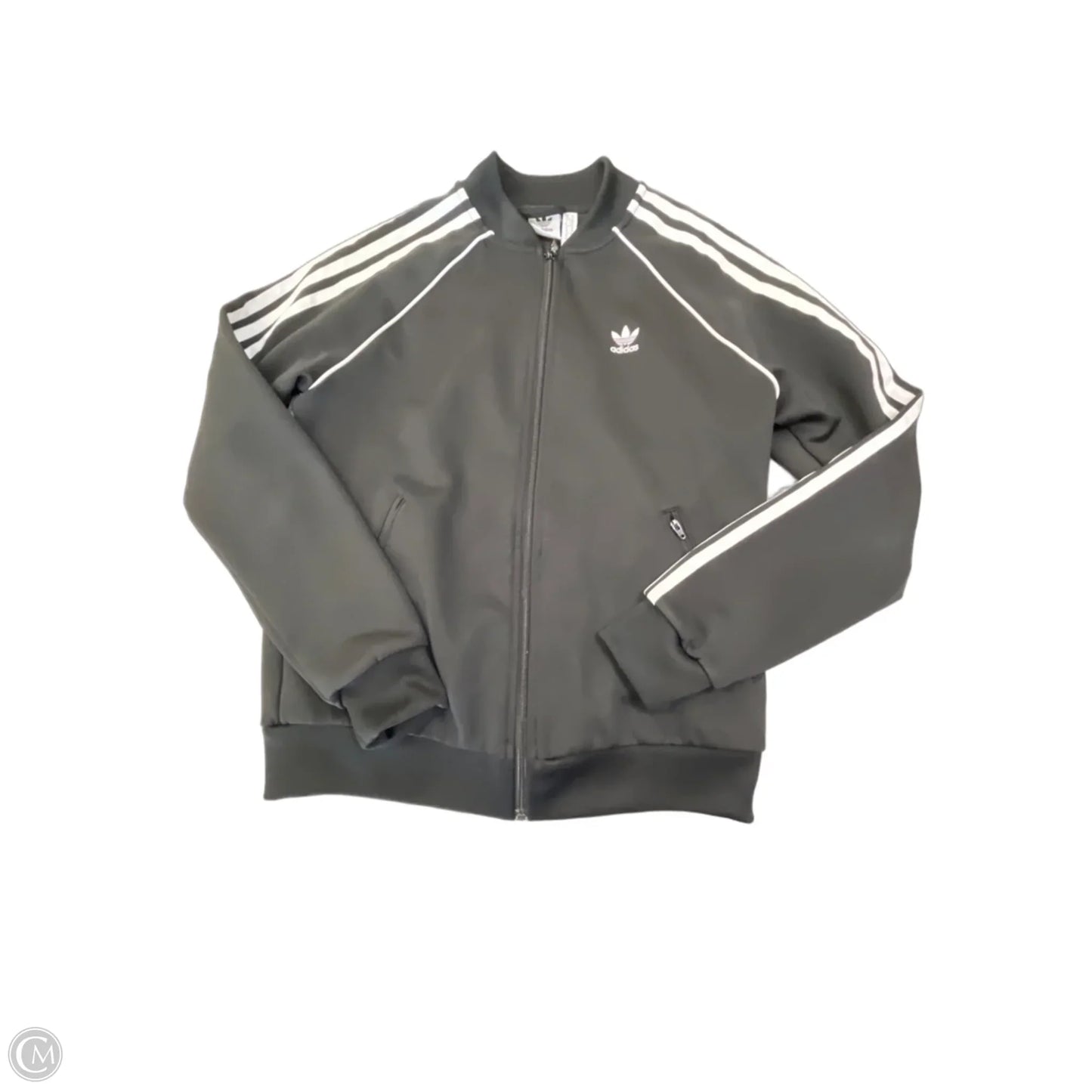 Athletic Jacket By Adidas In Black, Size: S