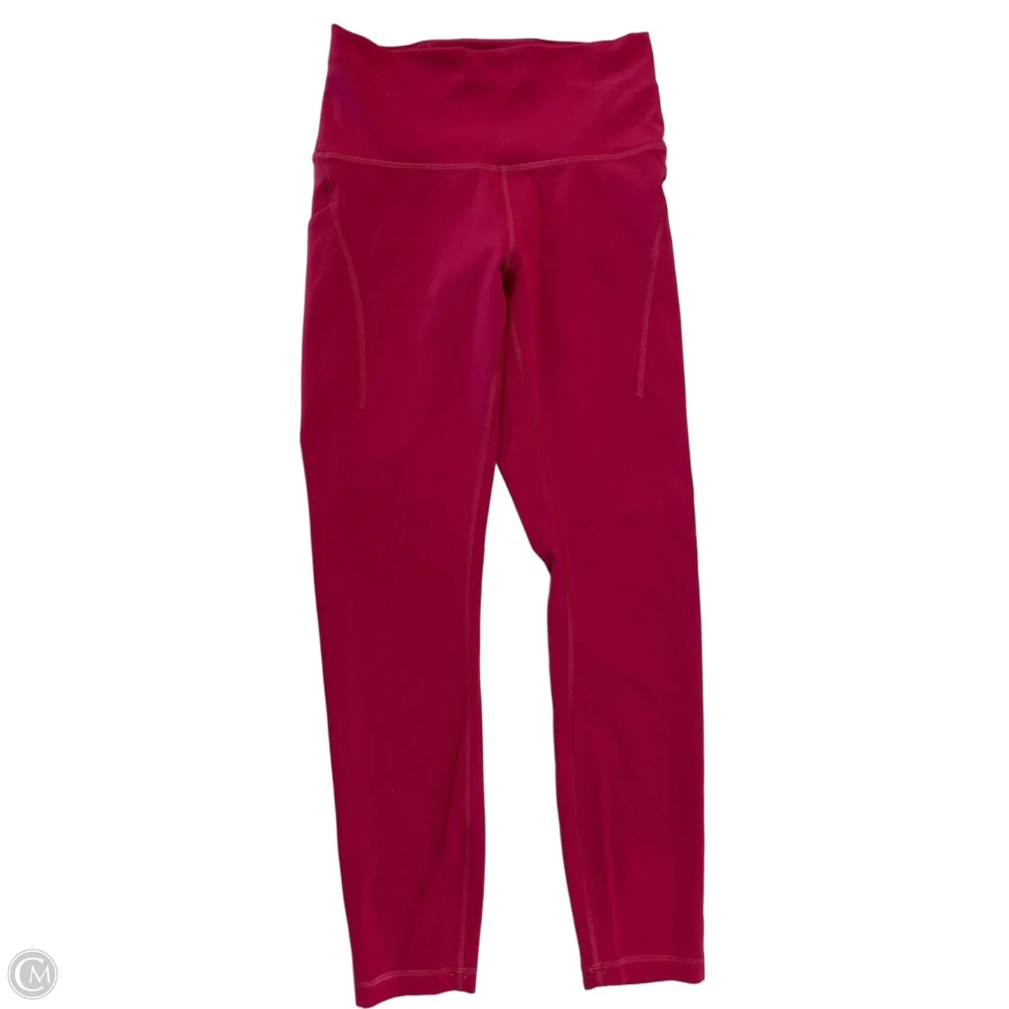 Athletic Leggings Capris By Lululemon In Pink, Size: S