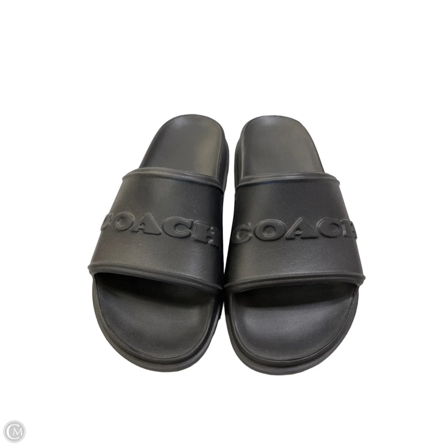 Sandals Designer By Coach In Black, Size: 7