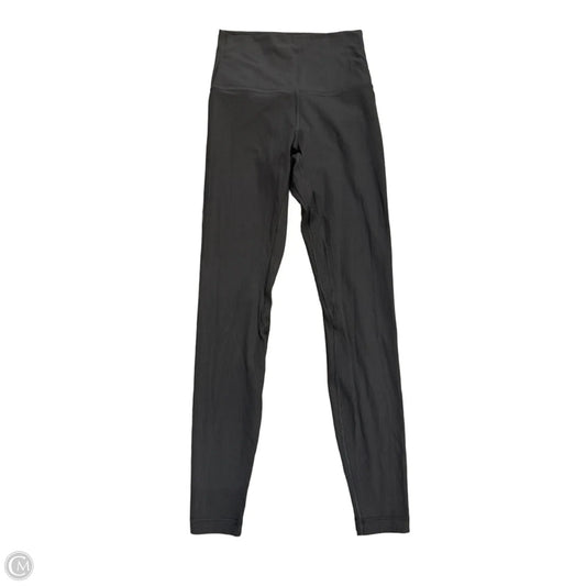 Athletic Leggings By Lululemon In Grey, Size: S