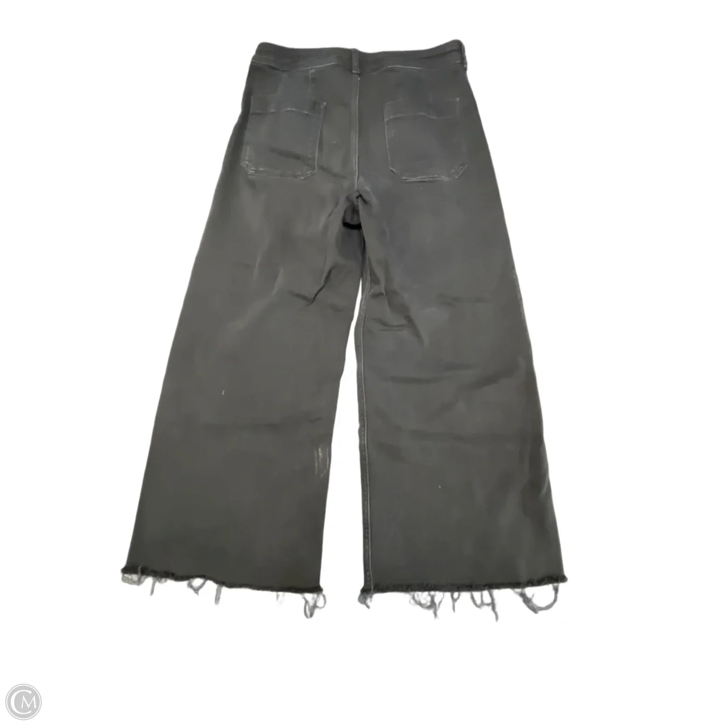 Jeans Wide Leg By Maeve In Black Denim, Size: 14