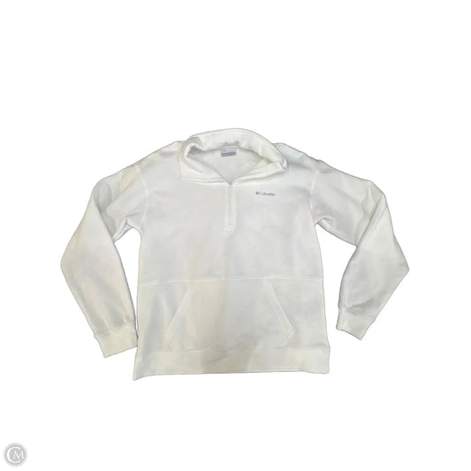 Sweatshirt Collar By Columbia In White, Size: M